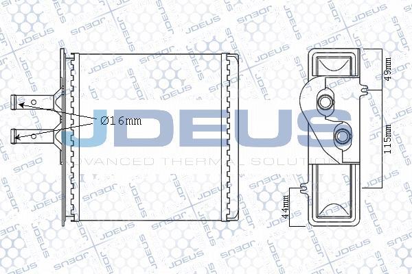 Jdeus M-2110300 - Siltummainis, Salona apsilde www.autospares.lv