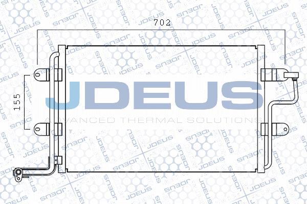 Jdeus M-7010190 - Kondensators, Gaisa kond. sistēma autospares.lv