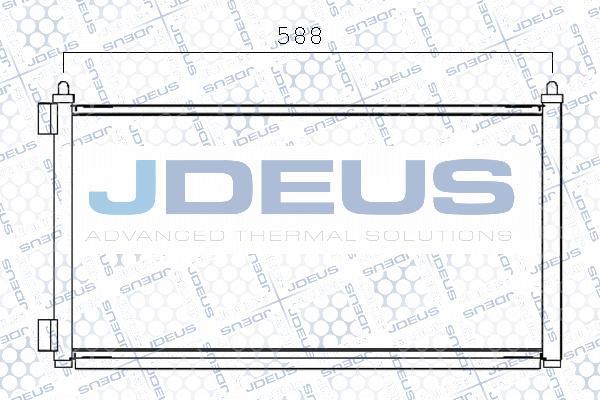 Jdeus M-7110930 - Kondensators, Gaisa kond. sistēma www.autospares.lv