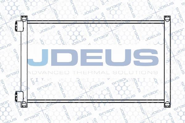 Jdeus M-7110720 - Kondensators, Gaisa kond. sistēma www.autospares.lv