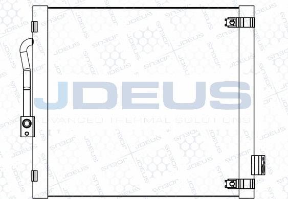 Jdeus M-7800020 - Kondensators, Gaisa kond. sistēma www.autospares.lv