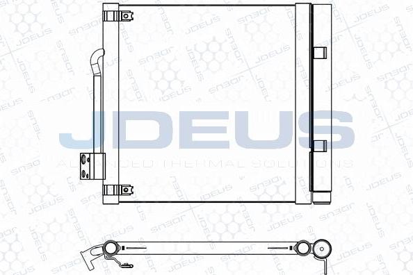 Jdeus M-7800021 - Kondensators, Gaisa kond. sistēma www.autospares.lv