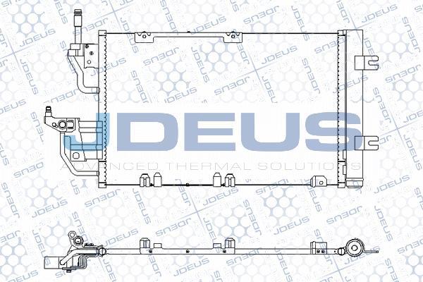 Jdeus M-7200980 - Condenser, air conditioning www.autospares.lv