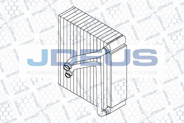 Jdeus RA9111230 - Iztvaikotājs, Gaisa kondicionēšanas sistēma www.autospares.lv