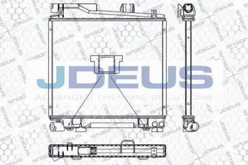 Jdeus RA0050400 - Radiators, Motora dzesēšanas sistēma www.autospares.lv