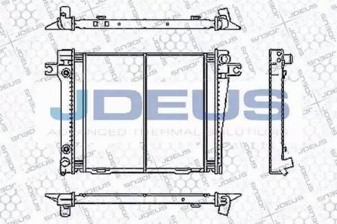 Jdeus RA0050420 - Radiators, Motora dzesēšanas sistēma www.autospares.lv