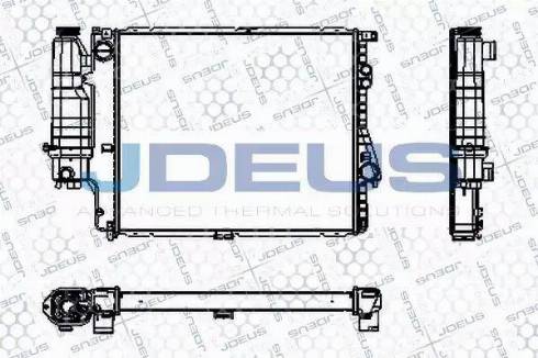 Jdeus RA0050580 - Radiators, Motora dzesēšanas sistēma www.autospares.lv