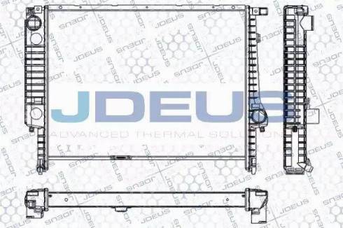 Jdeus RA0050160 - Radiators, Motora dzesēšanas sistēma www.autospares.lv