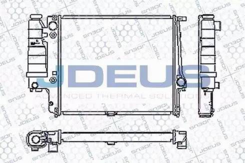 Jdeus RA0050390 - Radiators, Motora dzesēšanas sistēma www.autospares.lv