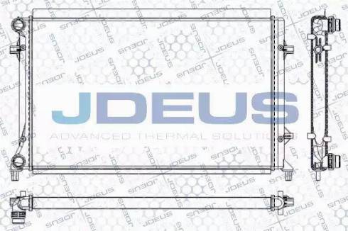 Jdeus RA0010311 - Radiators, Motora dzesēšanas sistēma www.autospares.lv