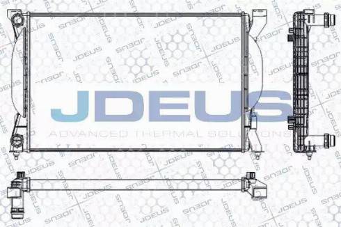 Jdeus RA0010241 - Радиатор, охлаждение двигателя www.autospares.lv