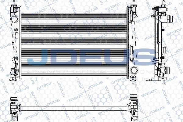 Jdeus RA0111160 - Radiators, Motora dzesēšanas sistēma autospares.lv