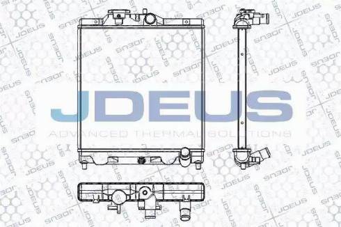 Jdeus RA0130050 - Радиатор, охлаждение двигателя www.autospares.lv