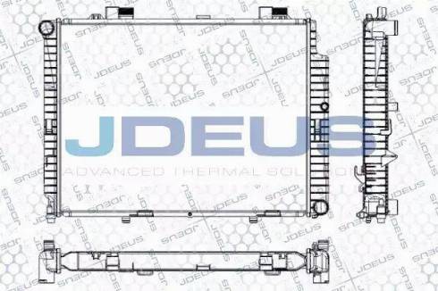 Jdeus RA0170620 - Radiator, engine cooling www.autospares.lv