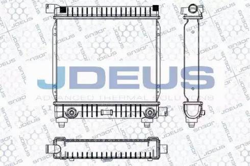 Jdeus RA0170140 - Радиатор, охлаждение двигателя www.autospares.lv