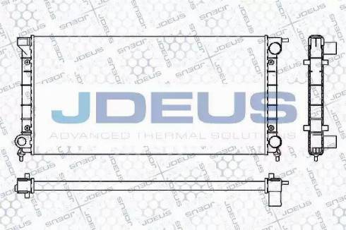 Jdeus RA0300151 - Radiators, Motora dzesēšanas sistēma autospares.lv