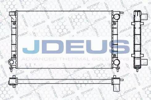 Jdeus RA0300350 - Radiators, Motora dzesēšanas sistēma autospares.lv