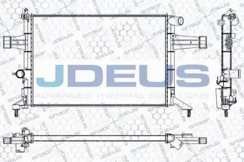 Jdeus RA0200760 - Radiators, Motora dzesēšanas sistēma www.autospares.lv