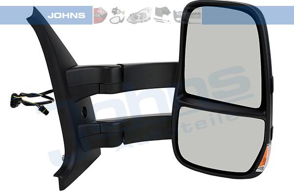 Johns 40 43 38-50 - Ārējais atpakaļskata spogulis www.autospares.lv