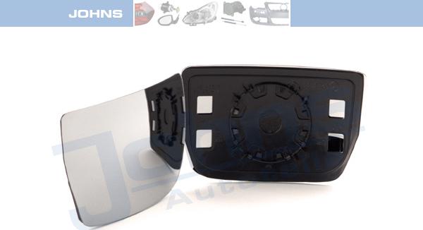 Johns 40 43 37-80 - Spoguļstikls, Ārējais atpakaļskata spogulis www.autospares.lv