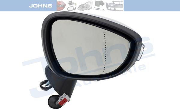 Johns 32 03 38-61 - Ārējais atpakaļskata spogulis www.autospares.lv