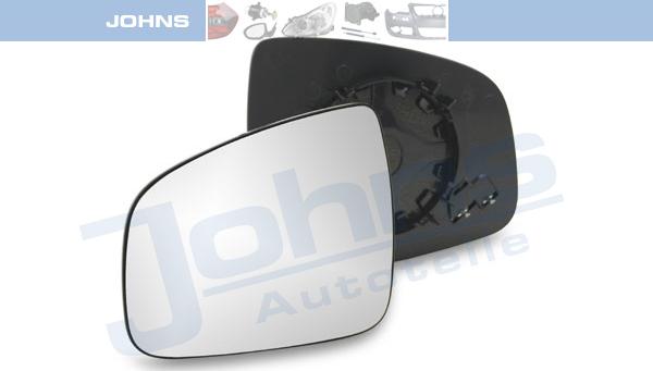 Johns 25 12 37-81 - Spoguļstikls, Ārējais atpakaļskata spogulis www.autospares.lv