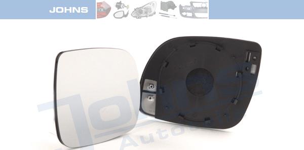 Johns 71 01 38-81 - Spoguļstikls, Ārējais atpakaļskata spogulis www.autospares.lv