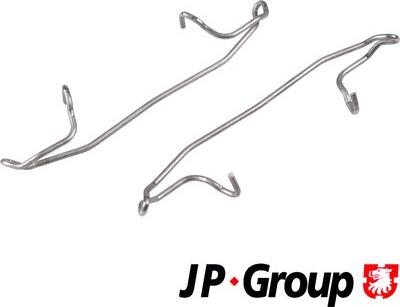 JP Group 4964002610 - Piederumu komplekts, Disku bremžu uzlikas www.autospares.lv