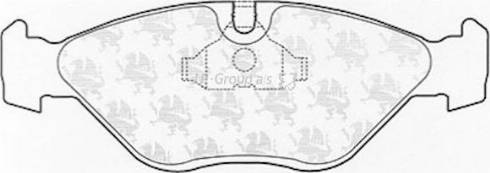 JP Group 4563600110 - Bremžu uzliku kompl., Disku bremzes www.autospares.lv