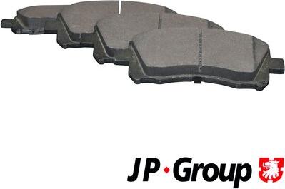 JP Group 4663600410 - Bremžu uzliku kompl., Disku bremzes www.autospares.lv