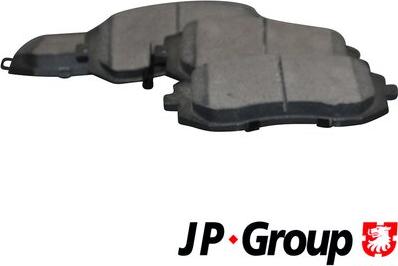 JP Group 4663600510 - Тормозные колодки, дисковые, комплект www.autospares.lv