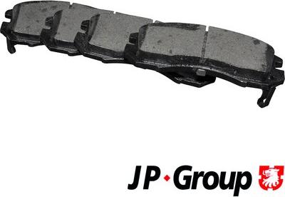 JP Group 4663600110 - Тормозные колодки, дисковые, комплект www.autospares.lv