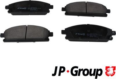 JP Group 4063604310 - Brake Pad Set, disc brake www.autospares.lv