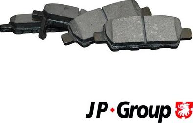 JP Group 4063700610 - Тормозные колодки, дисковые, комплект www.autospares.lv