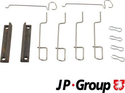 JP Group 4164003010 - Piederumu komplekts, Disku bremžu uzlikas www.autospares.lv