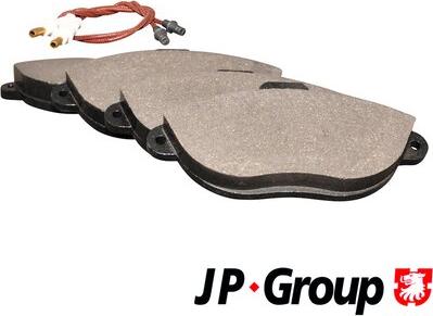 JP Group 4163600610 - Brake Pad Set, disc brake www.autospares.lv