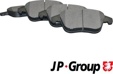 JP Group 4163601510 - Brake Pad Set, disc brake www.autospares.lv