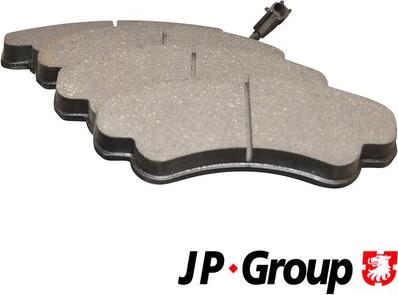 JP Group 4163601010 - Тормозные колодки, дисковые, комплект www.autospares.lv