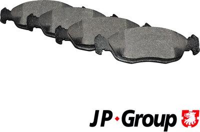 JP Group 4163603610 - Тормозные колодки, дисковые, комплект www.autospares.lv