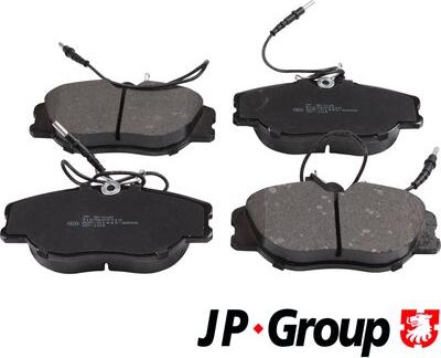 JP Group 4163603310 - Brake Pad Set, disc brake www.autospares.lv