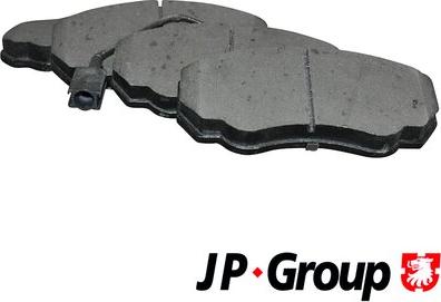 JP Group 4163602410 - Тормозные колодки, дисковые, комплект www.autospares.lv