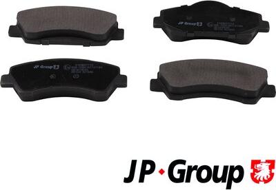 JP Group 4163607710 - Bremžu uzliku kompl., Disku bremzes www.autospares.lv