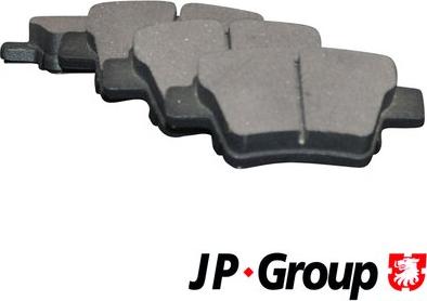 JP Group 4163700410 - Тормозные колодки, дисковые, комплект www.autospares.lv