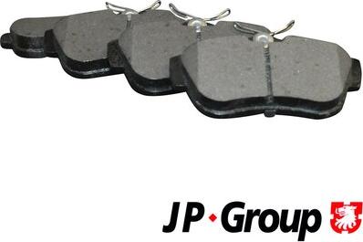 JP Group 4163700810 - Brake Pad Set, disc brake www.autospares.lv