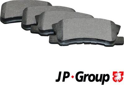 JP Group 4163700310 - Тормозные колодки, дисковые, комплект www.autospares.lv