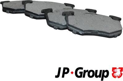 JP Group 4163701110 - Тормозные колодки, дисковые, комплект www.autospares.lv