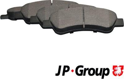 JP Group 4163701310 - Тормозные колодки, дисковые, комплект www.autospares.lv