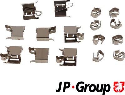 JP Group 4864004110 - Piederumu komplekts, Disku bremžu uzlikas www.autospares.lv