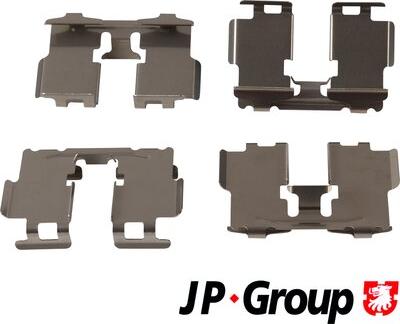 JP Group 4864004210 - Piederumu komplekts, Disku bremžu uzlikas www.autospares.lv