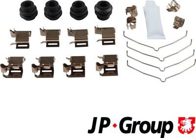 JP Group 4864002410 - Piederumu komplekts, Disku bremžu uzlikas www.autospares.lv